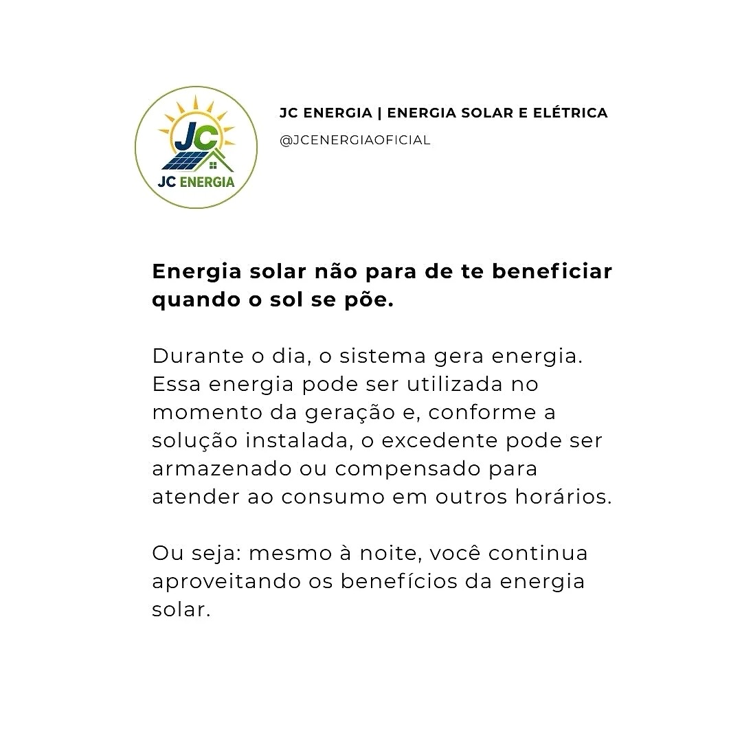 Painéis solares fotovoltaicos instalados pela JC Energia